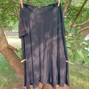 Brandy Melville T-Shirt Dress With Mesh Sleeves